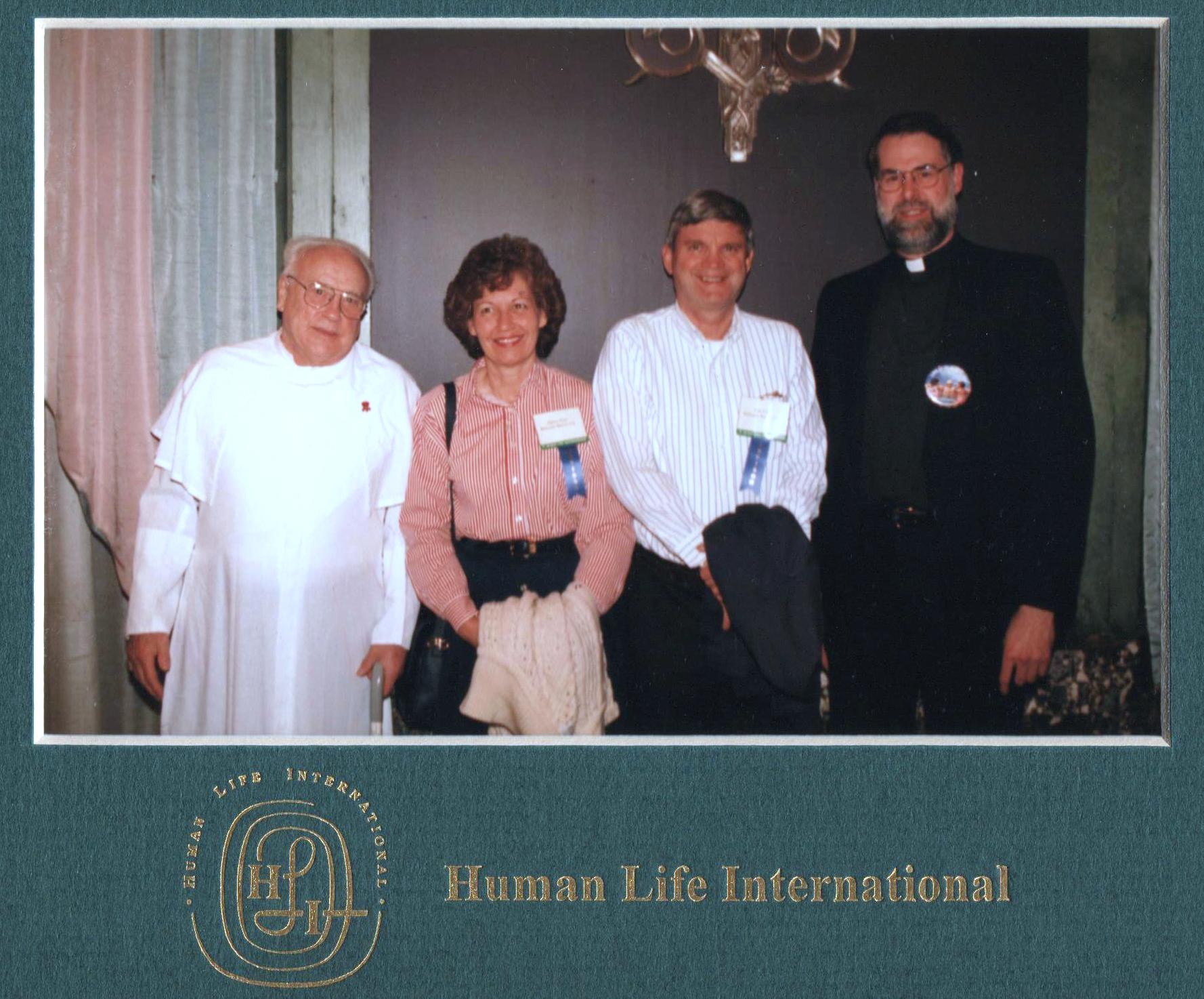 Dad, Mom with Fr. Marx and Fr. Habiger